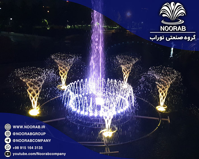 the musical fountain of bostan tossani lake