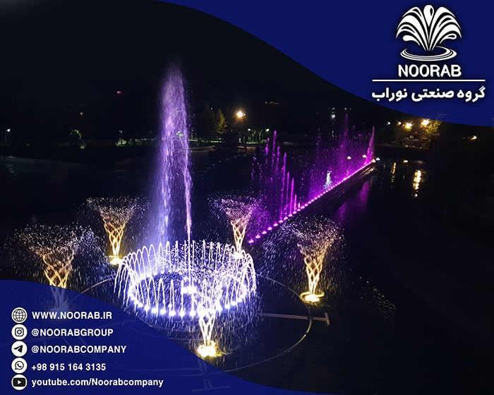 the musical fountain of bostan tossani lake